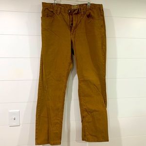 Schmidt Workwear work pants 38x34 khaki tan color